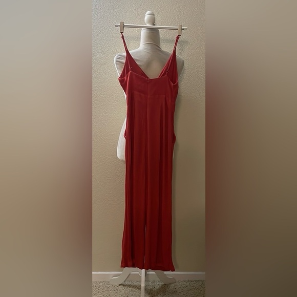 SHOWPO - RENEWED JUMPSUIT IN RUST LINEN LOOK - Picture 7 of 9